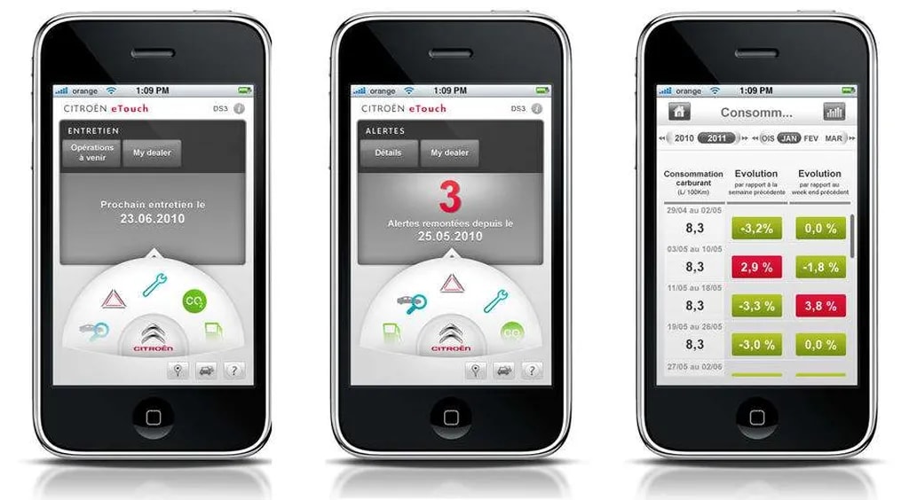یکی از قابلیتهای بی¬نظیر سیتروئن C4 سیستمی به نام E-Touch است. این سیستم به واسطه اپلیکیشنی که بر روی تلفن همراه هوشمند اندرویدی و یا iOS نصب میشود، با شما در ارتباط است. E-Touch در واقع اپلیکیشنی است که اطلاعات بدست آمده از سنسورهای قرار گرفته بر روی خودرو را در اختیار راننده قرار میدهند؛ اطلاعاتی نظیر زمان تعویض قطعات، تعویض روغن، سرویسهای ماهانه و سالانه و غیره اما اصلیترین ویژگی آن بررسی نحوه رانندگی شما و تجزیه و تحلیل آن است. این برنامه میزان مصرف سوخت شما را بررسی میکند و سپس نکاتی را برای رانندگی سالمتر در اختیار شما قرار میدهد.