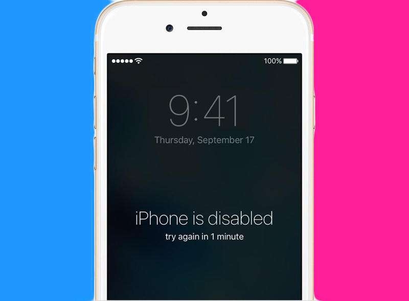 چگونه ارور iPhone is Disabled را رفع کنیم؟