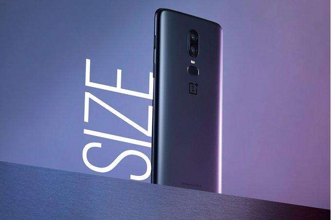 مقایسه اندازه OnePlus 6 با رقبا