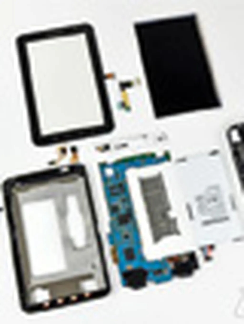 تصویری از اجزای داخلی تبلت سامسونگ