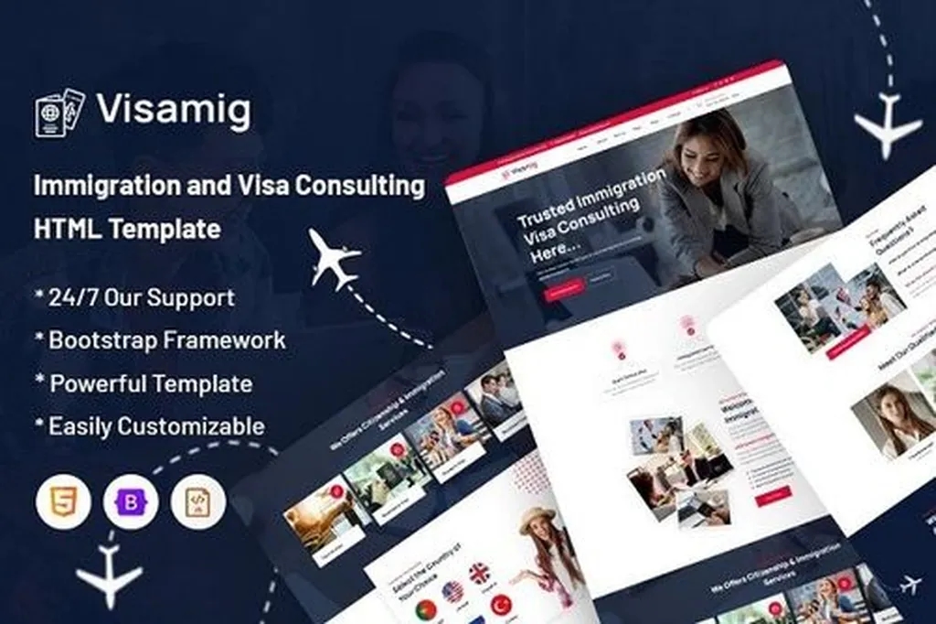  ۷ نکته برای انتخاب قالب سایت مهاجرتی