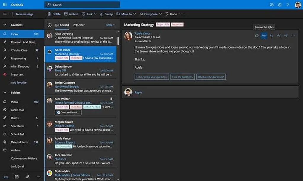 نسخه وب Outlook به قابلیت‌های جذابی مجهز می‌شود