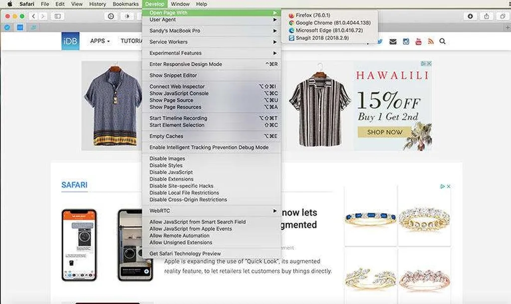 آموزش: چگونه یک تب فعال در Safari را به مرورگرهای دیگر انتقال دهیم؟