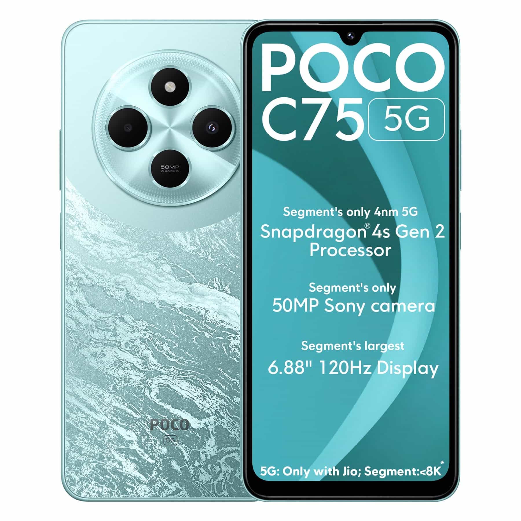 گوشی شیائومی پوکو C75 5G ظرفیت 64GB رم 4GB