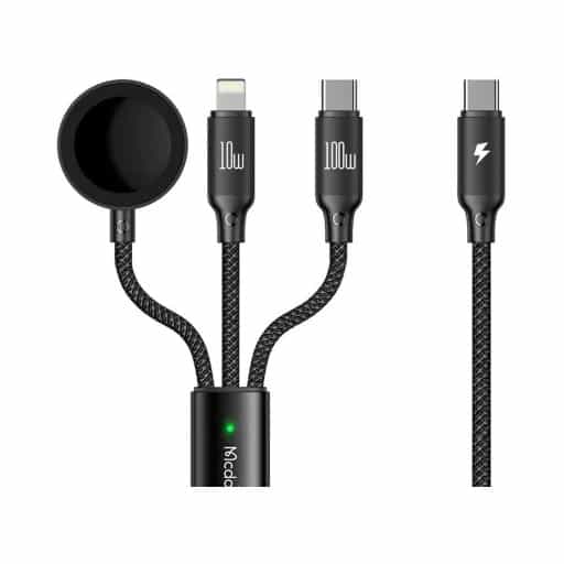 کابل شارژ ۳ کاره USB-C مک دودو مدل CA-4940