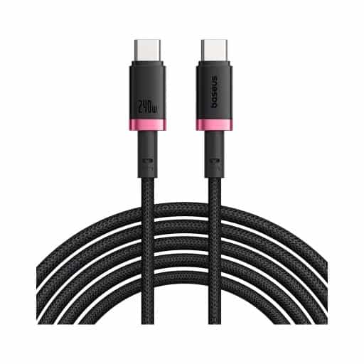 کابل شارژ USB-C به USB-C باسئوس مدل Dura Series