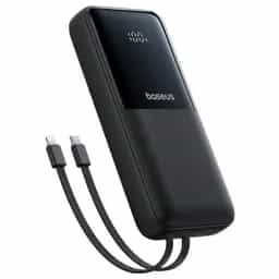 پاوربانک باسئوس مدل Lipow Dual Cable ظرفیت 20000 میلی‌آمپر