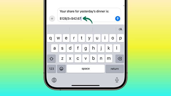 حل معادلات ریاضی روی آیفون، آیپد یا مک
