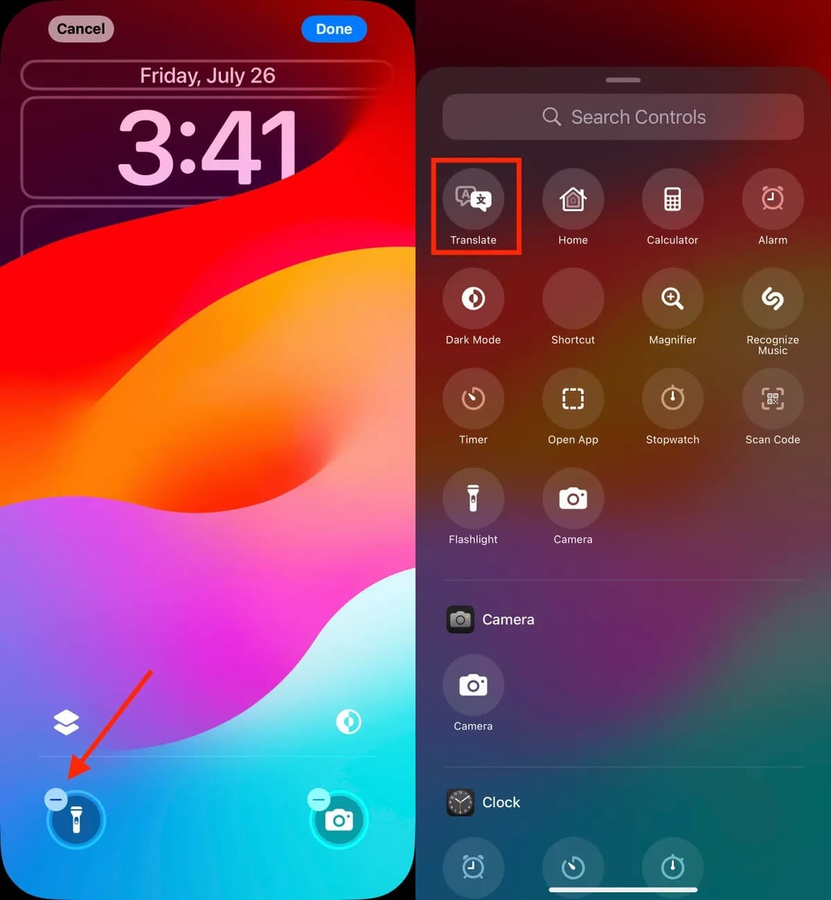 شخصی‌سازی دکمه‌های صفحه قفل