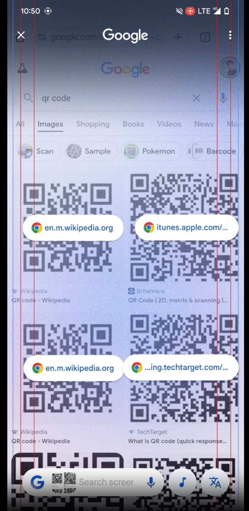 ادغام Google Lens و Circle to Search