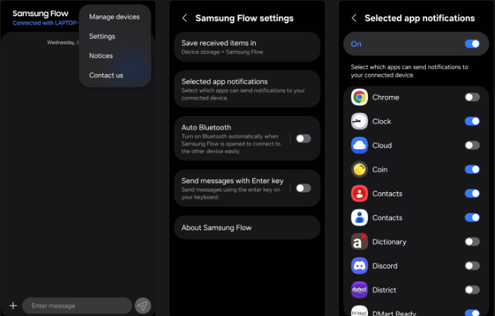 نمایش اعلان‌های گوشی روی کامپیوتر
