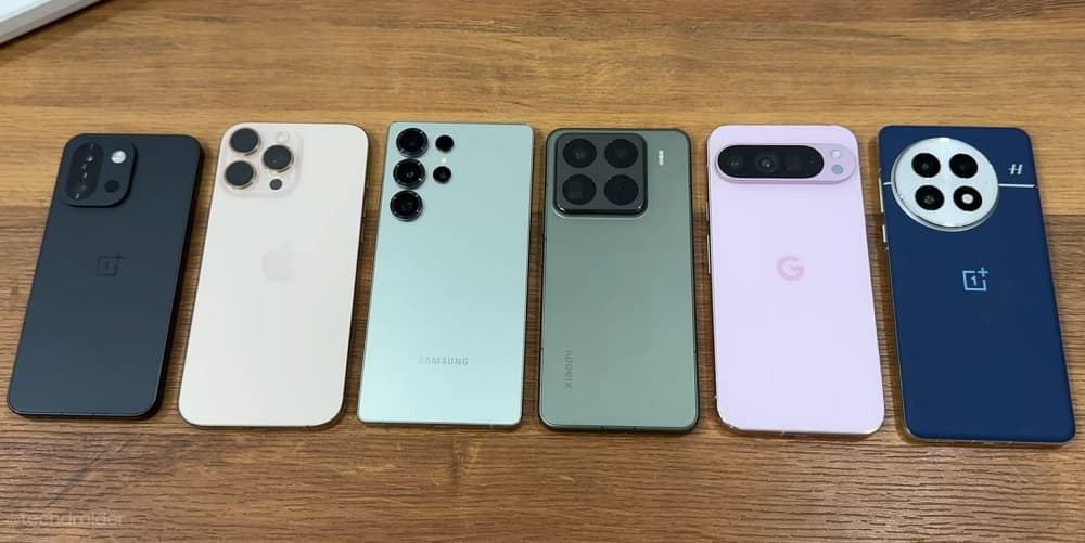 گوشی‌های حاضر در تست باتری