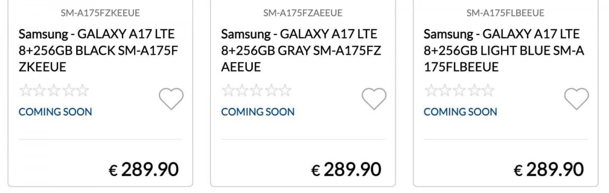 قیمت گلکسی A17 4G