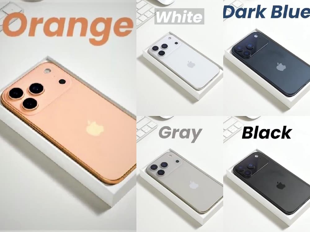 رنگ بندی سری آیفون ۱۷ اپل