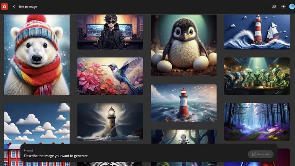 AI-generated images