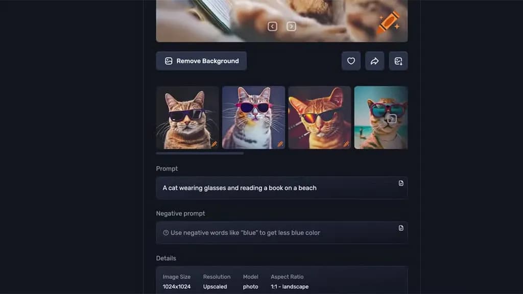 AI-generated images