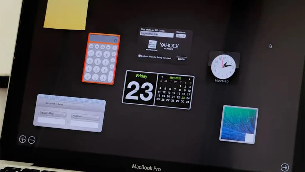 Dashboard mac
