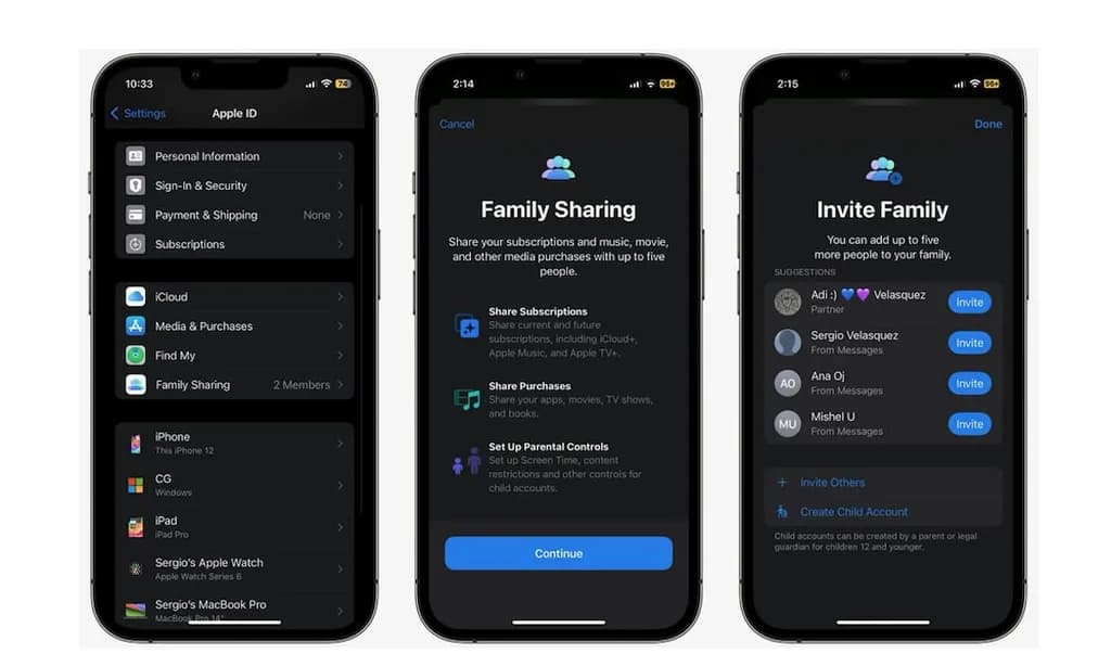 Family Sharing