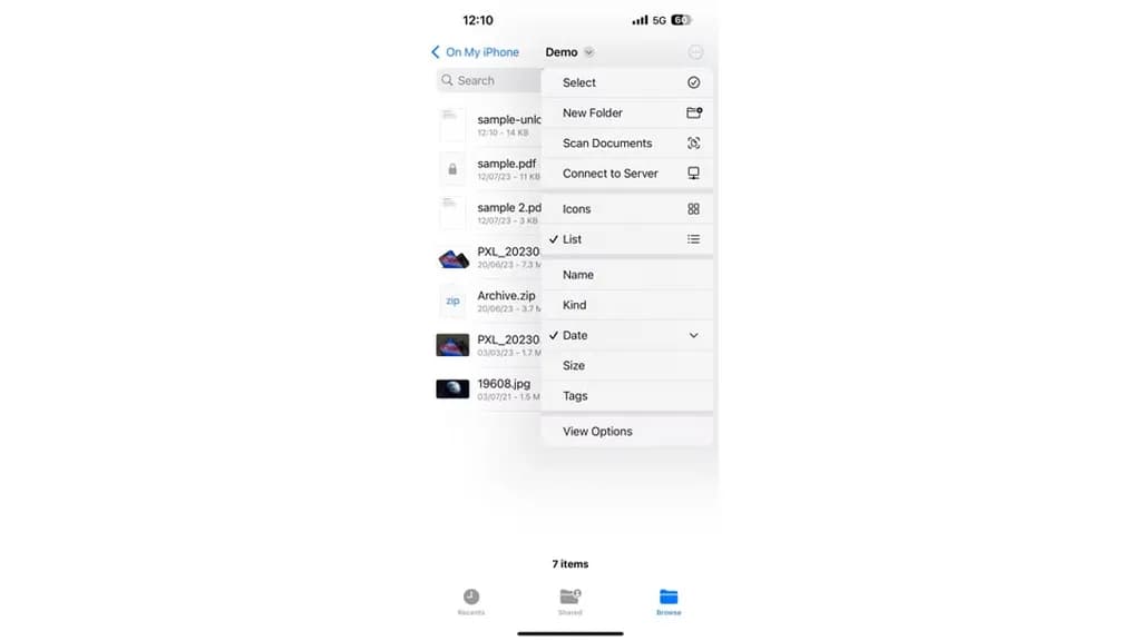 Files iOS 