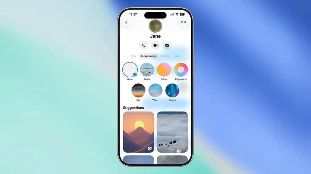 برنامه پیام‌ها iOS 26
