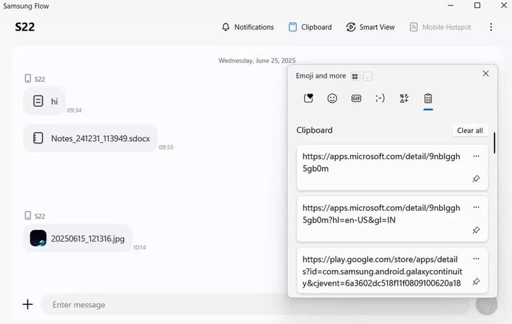 کپی و چسباندن متن میان دستگاه‌ها