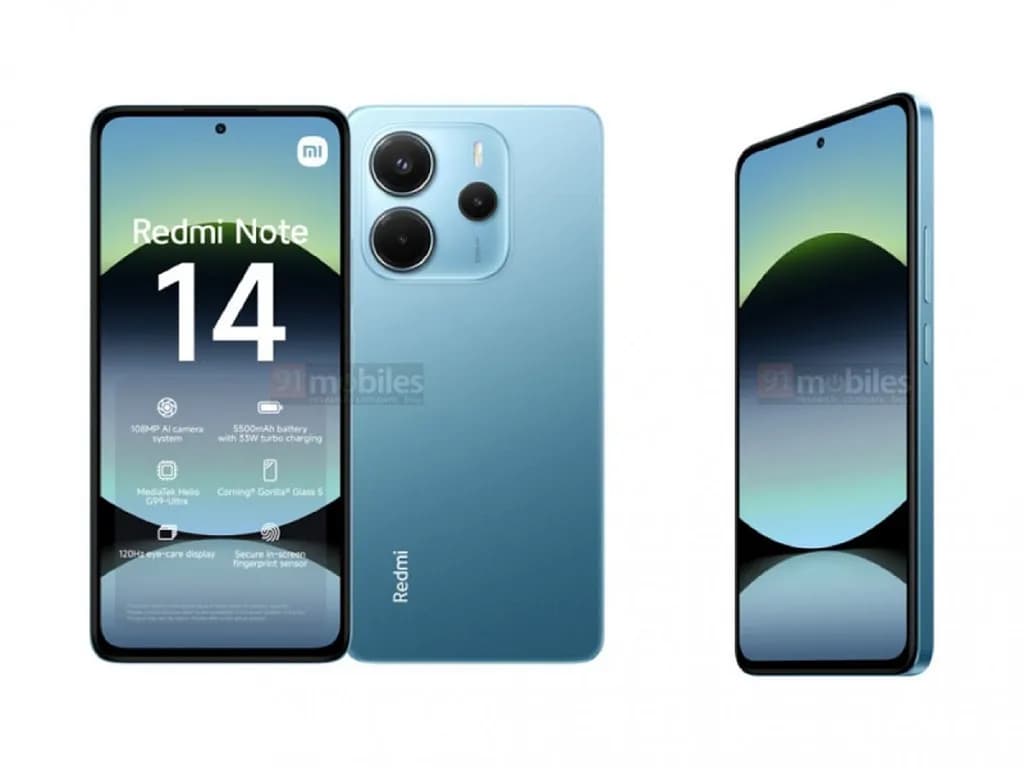 نسخه آبی رنگ ردمی نوت ۱۴ 4G