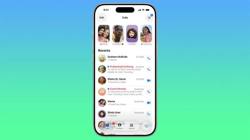 phone app ios 26