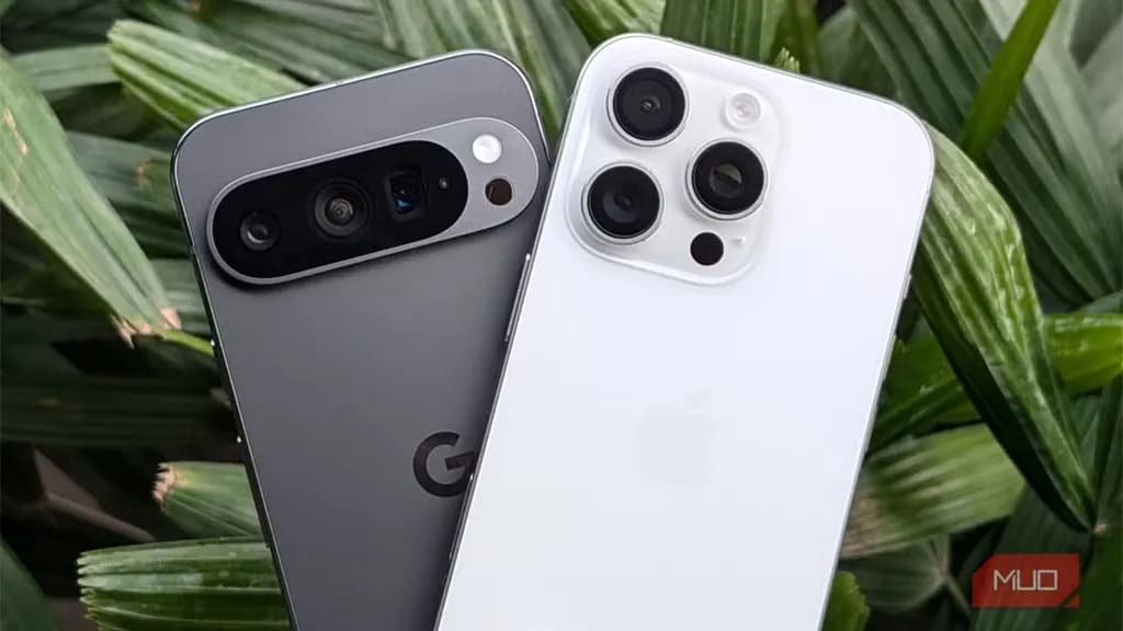 pixel and iphone