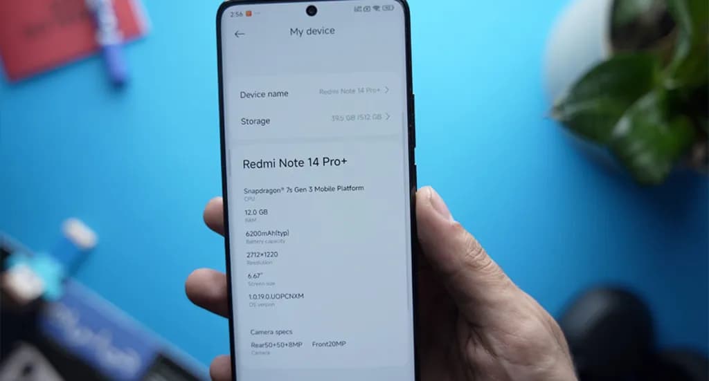 مشخصات گوشی Redmi Note 14 Pro Plus