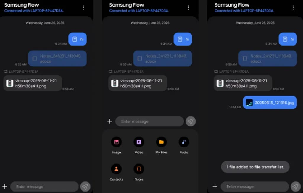 انتقال فایل میان گوشی و کامپیوتر