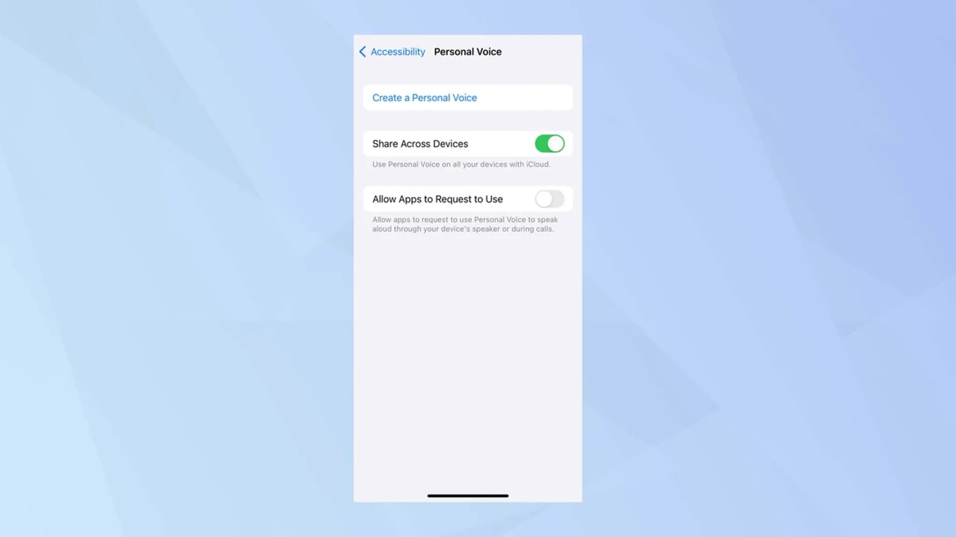 ترفند مهم آیفون ۱۵ پرومکس؛ ایجاد صدای شخصی (Personal Voice)