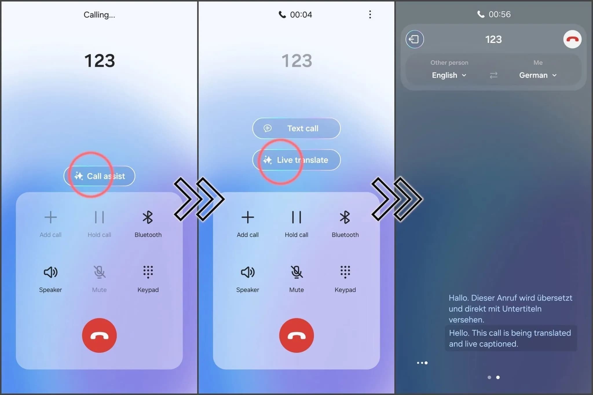 Live Translate galaxy AI