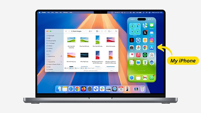 راهنمای استفاده از قابلیت iPhone Mirroring روی مک