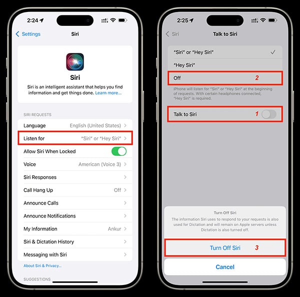 خاموش کردن سیری