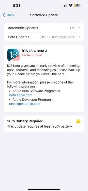 iOS 18.3.2 