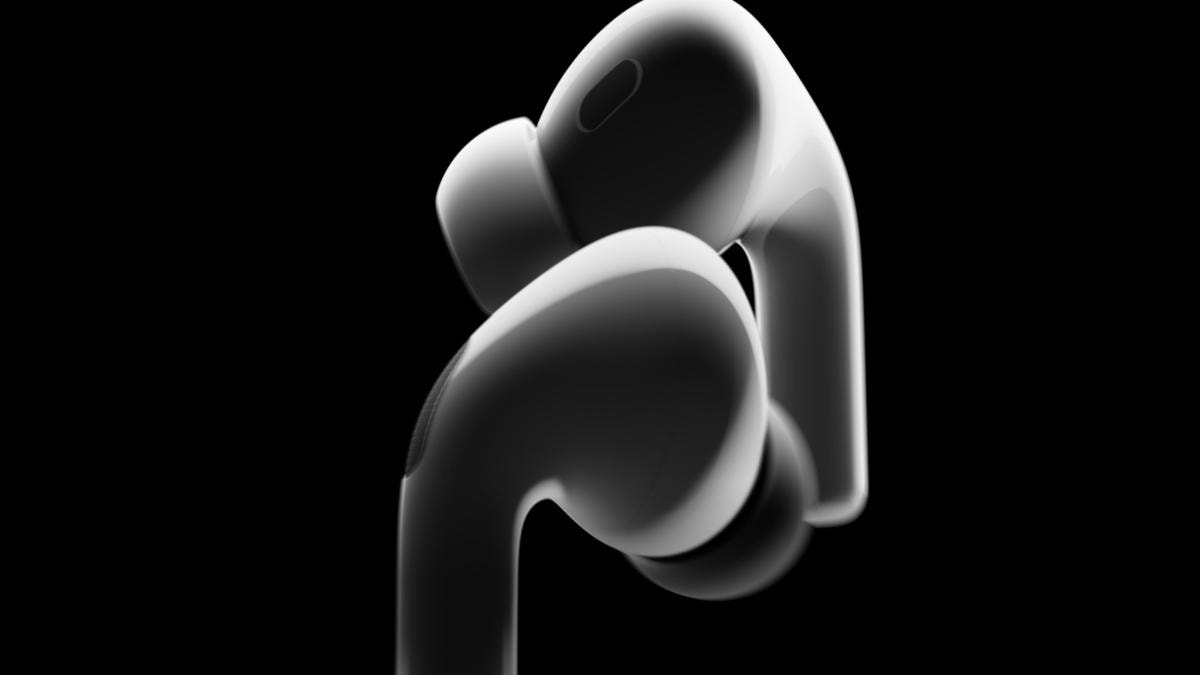 ایرپادز اپل به همراه دوربین