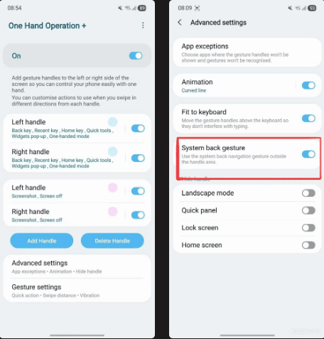 One Hand Operation Plus