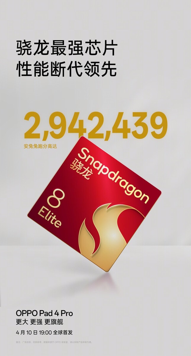 امتیاز آنتوتو اوپو پد ۴ پرو