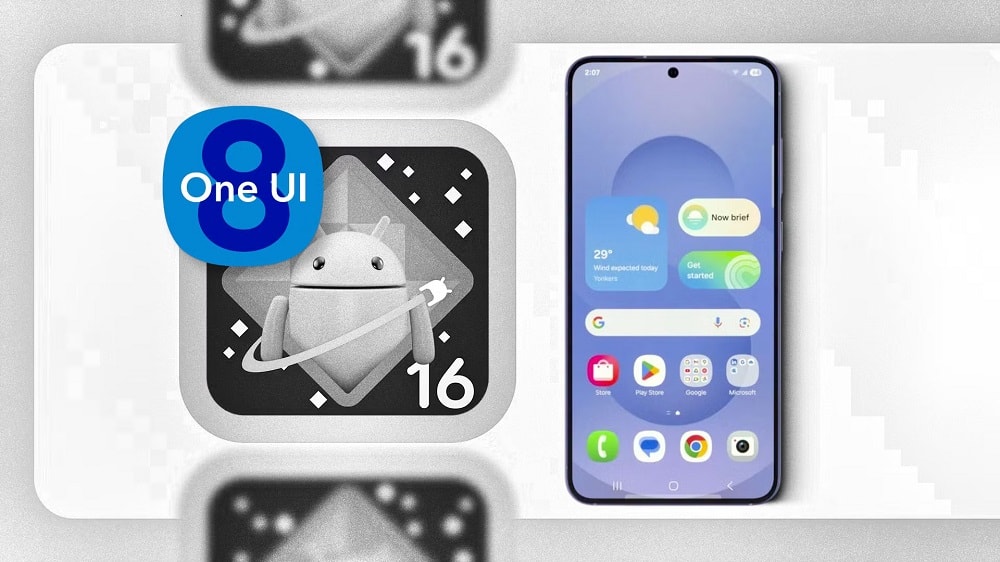 آپدیت one ui 8