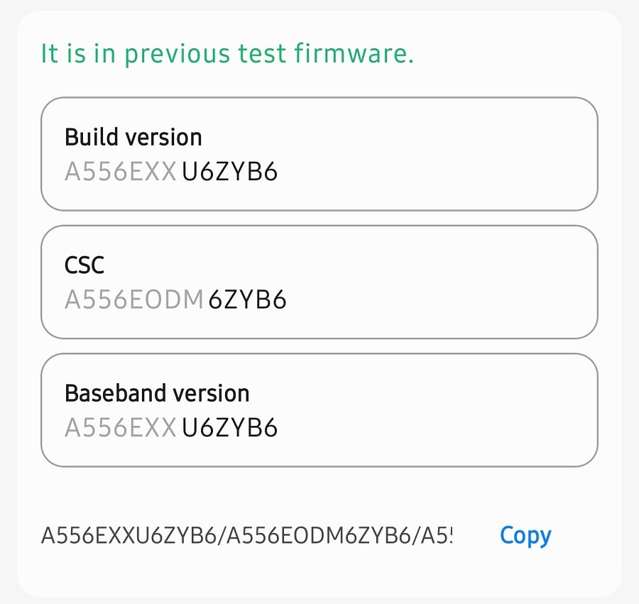 بتای One UI 7 گلکسی A55