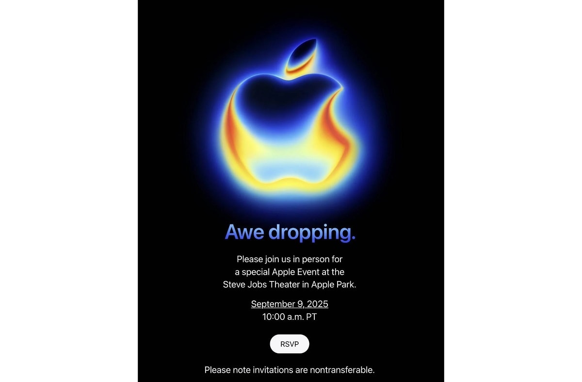 دعوتنامه رویداد اپل