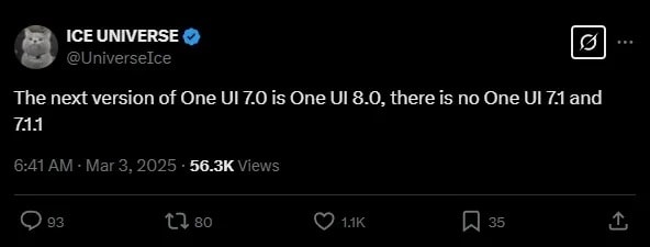 گزارش آپدیت One UI 8