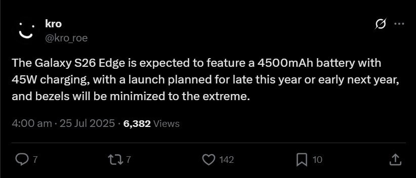 گزارش بهبودهای گلکسی اس ۲۵ اج