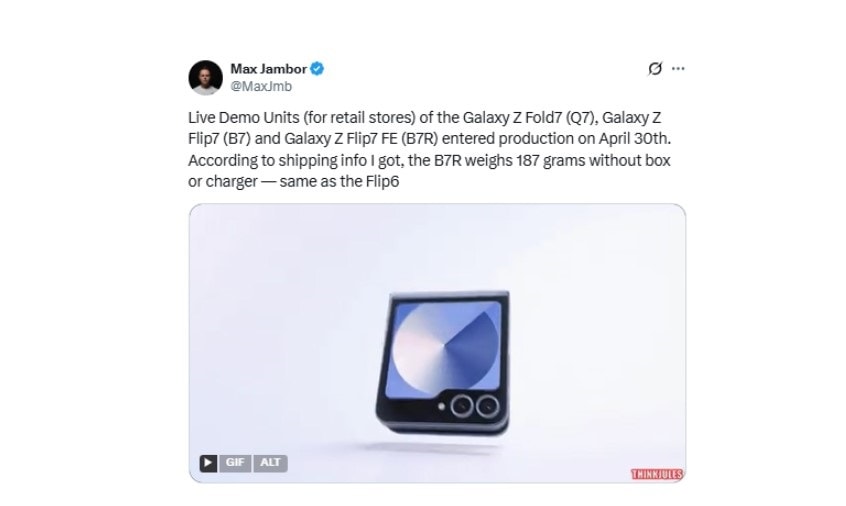 گزارش عرضه گلکسی زد فلیپ ۷ اف ای