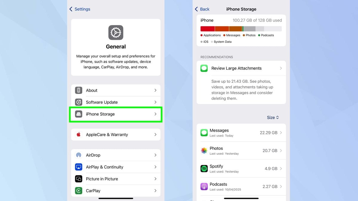 شناسایی دقیق منابع اشغال‌کننده حافظه