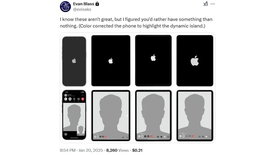 طراحی پنل جلویی آیفون SE 4