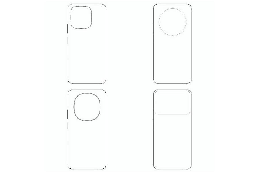 تصویر شماتیک چهار پرچمدار اندرویدی