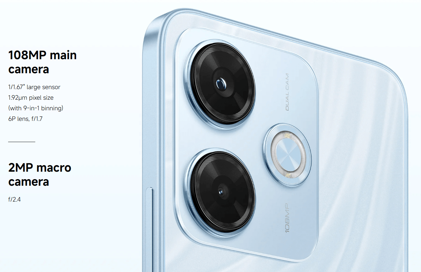 مشخصات دوربین ردمی 13x