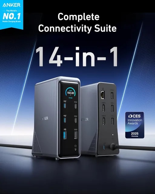 هاب شارژ‌ 160 وات 14 پورت انکر مدل A83B6-1