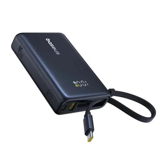 پاوربانک 45 وات باسئوس مدل PicoGo Digital Display Power Bank ظرفیت 10000 میلی‌آمپر-1